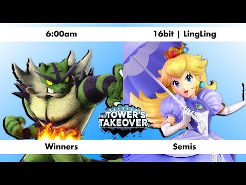 Winners Semis: LingLing (Peach) vs 6:00am (Incineroar) - The Tower's Takeover #7