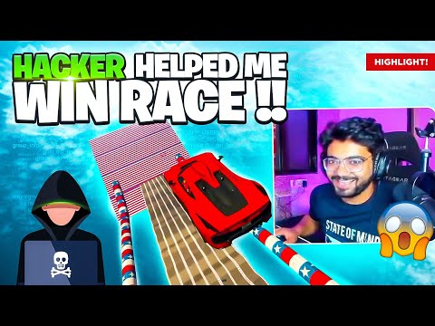 HACKER Helped me WIN RACE in GTA V 😲 - F2F Mega Ramp!
