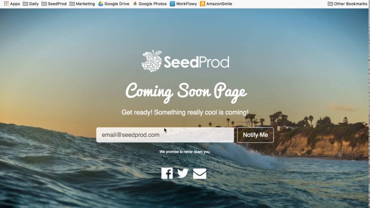 Create a Free Coming Soon Page with MailChimp