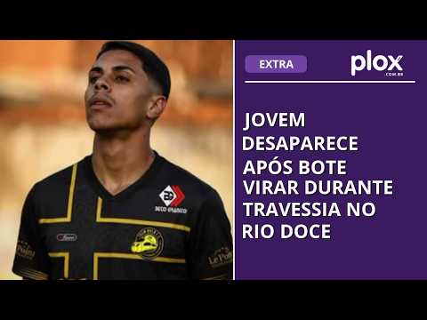 Jovem desaparece após bote virar durante travessia no Rio Doce