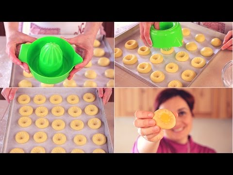 BISCOTTI ALL'ARANCIA Ricetta Facile - Orange Cookies Easy Recipe