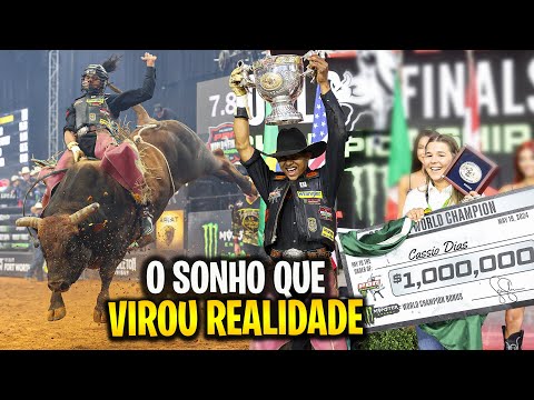 CÁSSIO DIAS É O CAMPEÃO MUNDIAL DA PBR 2024