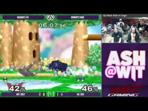WIT | ORLY (Falcon) vs ME | Vro (Marth) - ASH@WIT #75 Melee Winner's Semis