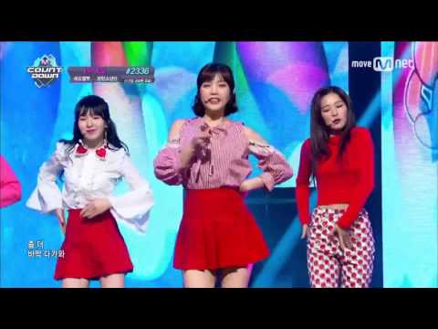 Red Velvet 「Rookie」（2017年2月23日放送「M COUNTDOWN」）