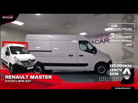 Renault Master L2H2 2.3 DCI 130CV GPS CAM TRASEIRA IVA DEDUTIVEL