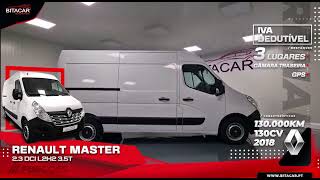 Renault Master L2H2 2.3 DCI 130CV GPS CAM TRASEIRA IVA DEDUTIVEL