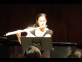 Duo for flute and Piano, III. Lively, with bounce by Copland; Annie Wu, flute