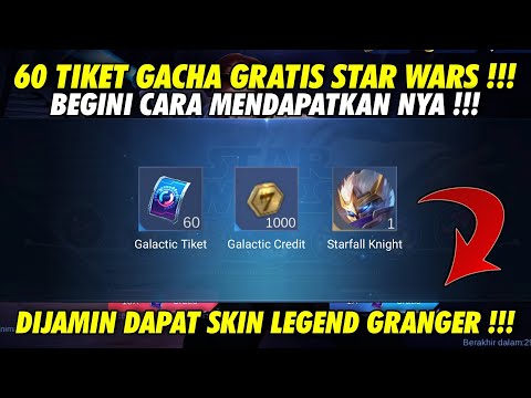 60 TIKET GACHA GRATIS EVENT STAR WARS! | CARA MENDAPATKAN GALACTIC TICKET DAN COMET TOKEN GRATIS