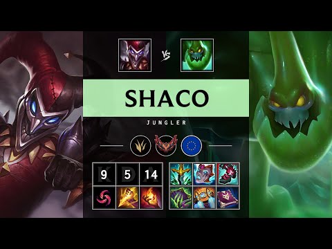Shaco Jungle vs Zac - EUW Grandmaster Patch 25.17