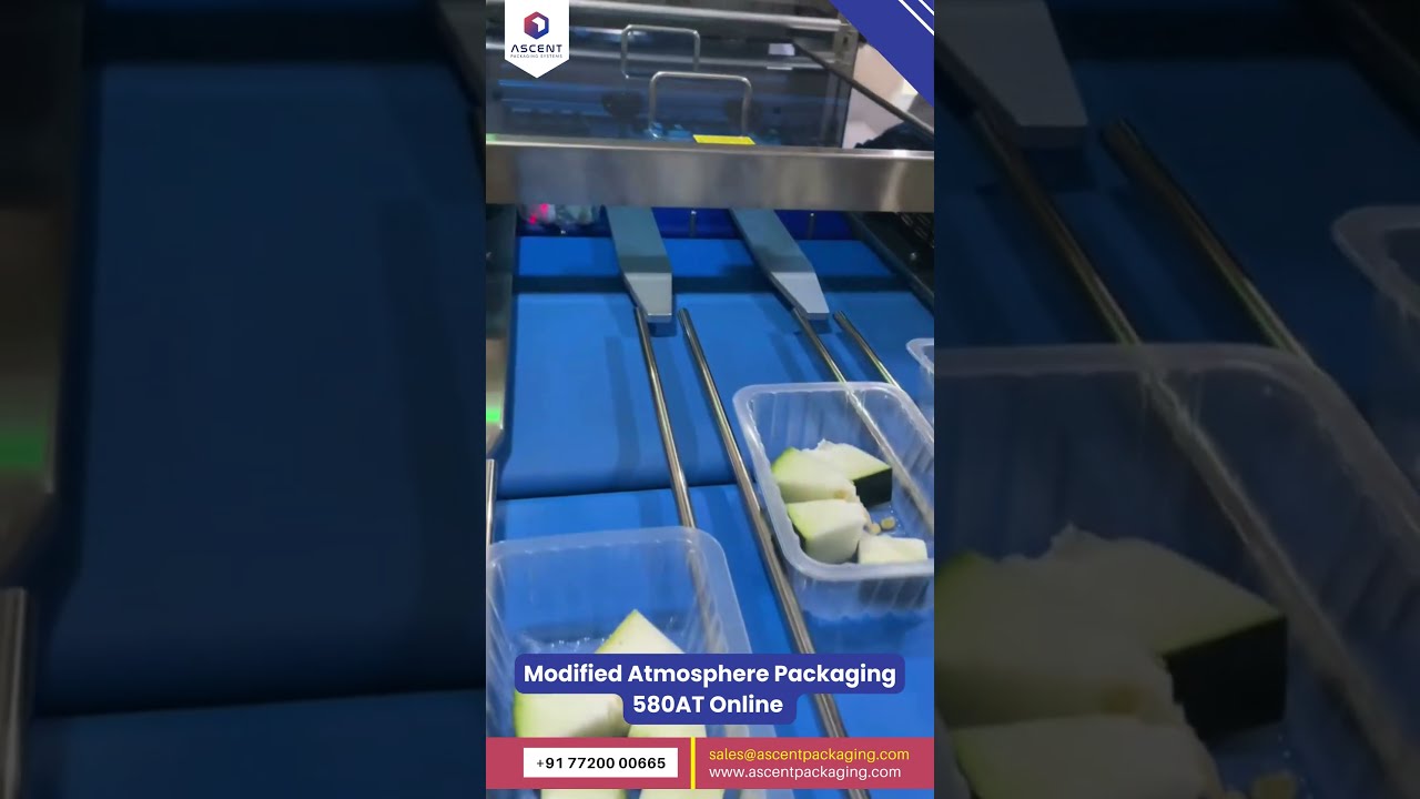 Modified Atmosphere Packaging ( MAP ) Machine #ascentpackagingsystem #industrialpackaging