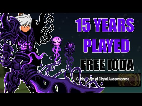 AQW 15 Years Played Items! Free Item Of Donated Awesomeness (GIoDA) + Malignant Doomknight Set!