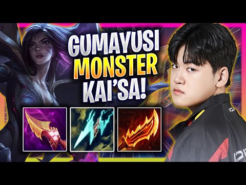 GUMAYUSI IS A MONSTER WITH KAI'SA! - T1 Gumayusi Plays Kai'sa ADC vs Xayah! | Season 2024