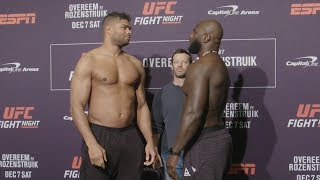 UFC Washington DC: Weigh-in Faceoffs
