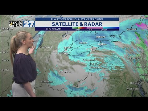 Scattered lake effect snow showers Thursday