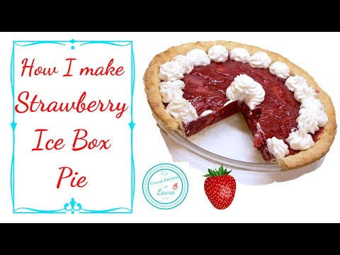 How I make Strawberry Ice Box Pie Recipe