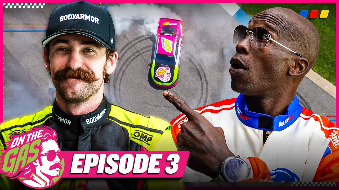Chad Ochocinco Rides Shotgun at 180 MPH | On The Gas with Ryan Blaney