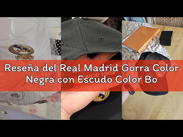 Vídeo relacionado con RCD Espanyol |Gorra Premium Negra Escudo Dorado Adulto