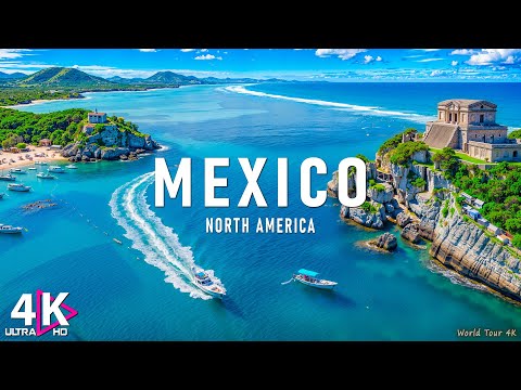 Mexico 4K Amazing Aerial Film - Calming Piano Music - Beautiful Nature
