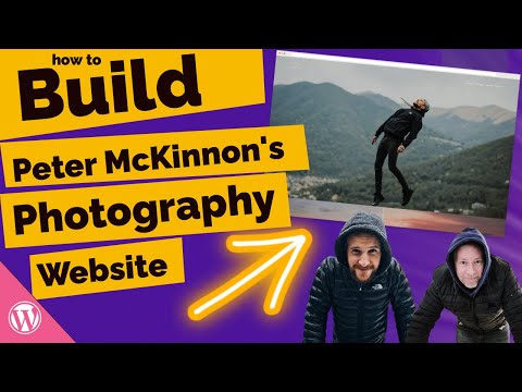 YouTube video about Crafting a Creative & Stunning Photo Website with WordPress