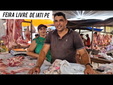 Feira livre de iati e cultura no interior de Pernambuco 