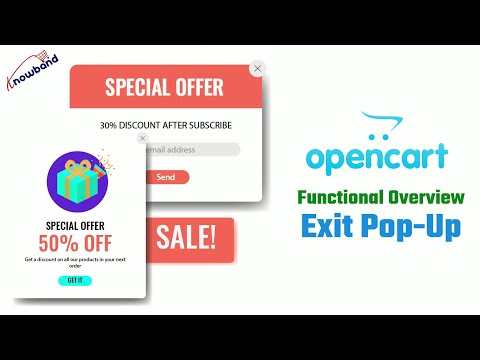 🚀 Supercharge your Opencart store's conversion rate with Knowband's Exit Pop-Up Extension! 🚀