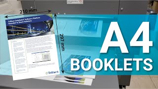 A4 4pp Booklets (A3 size when open)