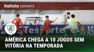 AMÉRICA EMPATA COM TOMBENSE E CHEGA A 10 JOGOS SEM VITÓRIA