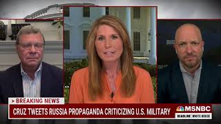 MAY 21, 2021 - DEADLINE WHITE HOUSE - TED CRUZ INSULTS THE MILITARY