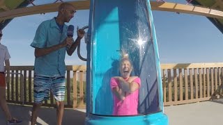 Take the plunge on Ihu's Breakaway Falls at Aquatica Orlando