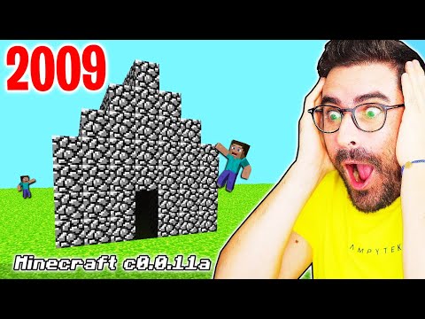 PROVO LA PRIMA VERSIONE DI MINECRAFT MAI CREATA!