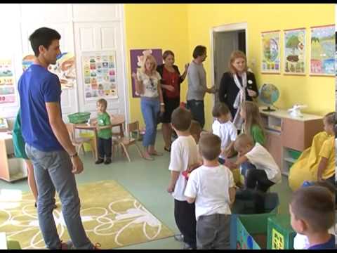 Ljig, Novak Djokovic i Vojvotkinja od Jorka Sara Ferguson otvorili skolu Kaja u Kadinoj Luci