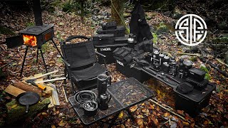 【キャンプ】#49 黒いキャンプギアで行く。無骨キャンプ。【薪ストーブ】【thorコンテナ】【ヘリノックス】【キャンパーズコレクション】【ヘビスモ！！】