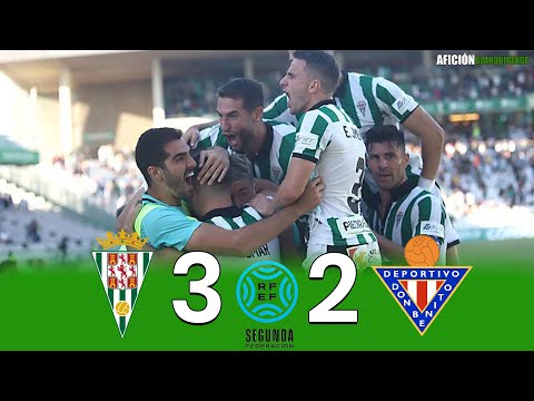 CÓRDOBA CF 3-2 CD DON BENITO | RESUMEN, HIMNO A CAPELLA Y GOLES DE LA JORNADA 4.