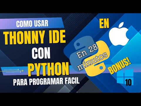 Python Facil Con Thonny Ide Python Tips Tutoriales Aburridos