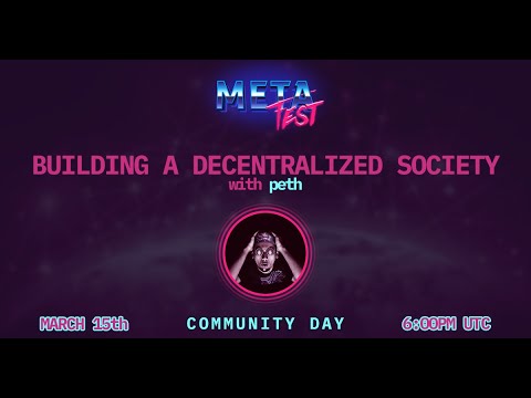 MetaFest 2021 - Building a Decentralized Society by peth