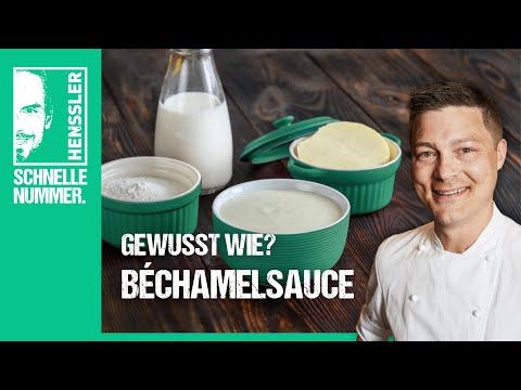Quick béchamel sauce recipe by Steffen Henssler