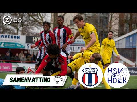 😭 HOEK VERLIEST NA ZWAKKE EERSTE HELFT, SCHADE VALT MEE | Samenvatting: Excelsior Maassluis - Hoek ⚽