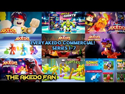 Alle Akedo-Werbespots/Anzeigen im Überblick | [Serien 1-7] + TMNT & Sonic!