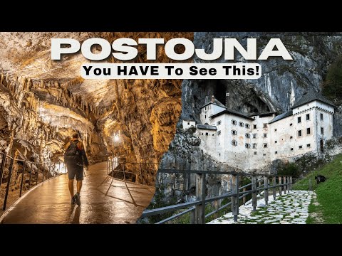 Exploring the Magical Postojna Cave & the Castle Built Into a Mountain! 🇸🇮