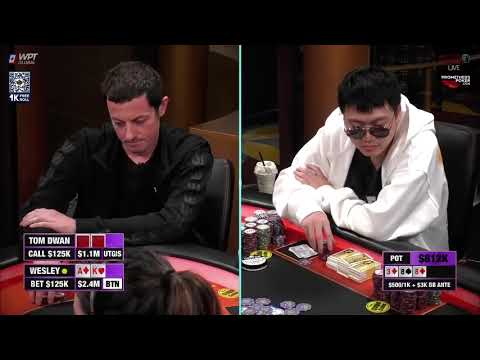 largest pot in televised poker history  Tom Dwan Wins Record $3 1 Million
