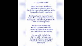 Download lagu LIRIK ' KARENA SALIBMU ' mp3