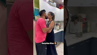 Surprise Kiss 😍 Wife Khush ❤️  #rajatbornst