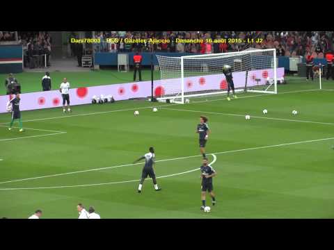 PSG / G Ajaccio 16.08.2015 : 2-0 (L1 J2) 2/6 : Entrée du PSG