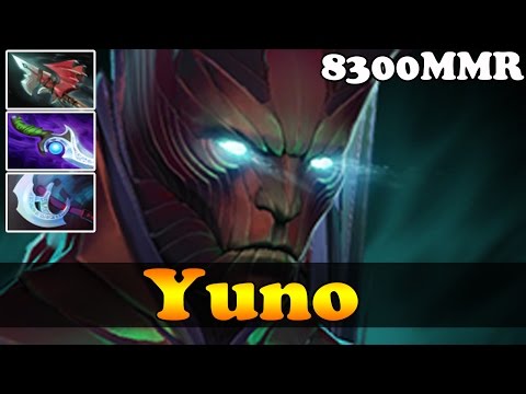Yuno 8300 MMR Plays Terrorblade Hurricane Pike 2 games - Dota 2