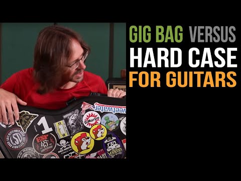 Gig bags vs hard cases for guitars.