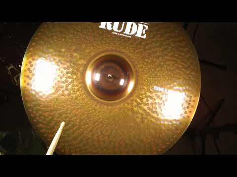 VIDEO! Paiste 1000 22" RUDE Ride/Crash - Out Of Production! image 15