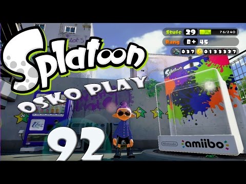 Let's Play Splatoon (Heldenwaffe Replik) Part 92: Amiibomissionen mit Zeitlimit und Tintentitan!