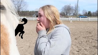 He Tried To Buck Her Off!