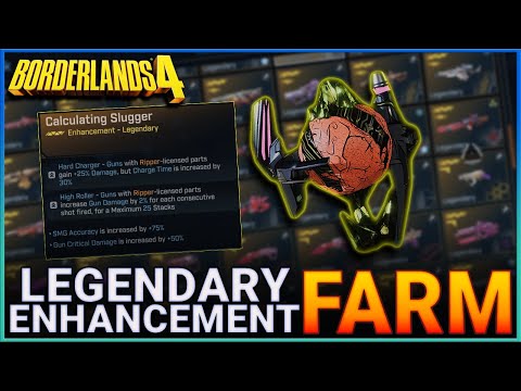 New Best LEGENDARY ENHANCEMENT & World Drop FARM in Borderlands 4 - Best Solo Farm Guide