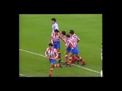 1991/92.- Atlético Madrid 5 Vs. Real Valladolid CF 1 (Liga - Jª 12)